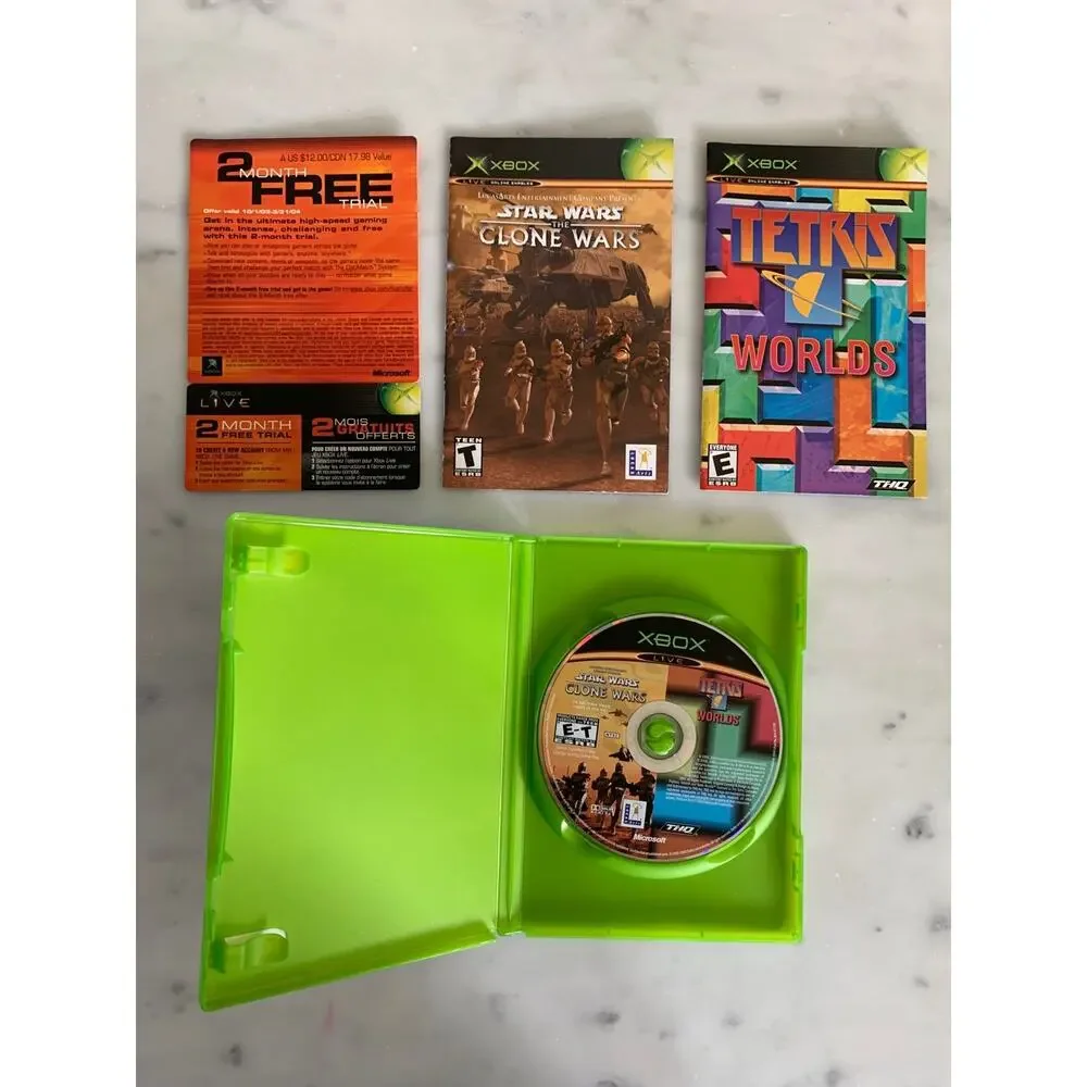 Clone Wars Tetris Worlds Combo Pack for Xbox Live Original*COMPLETE